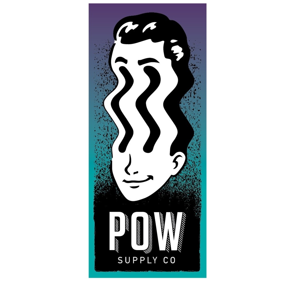 Pow Supply Co Face Tiger Blu 5cm x 12cm Tek Stick