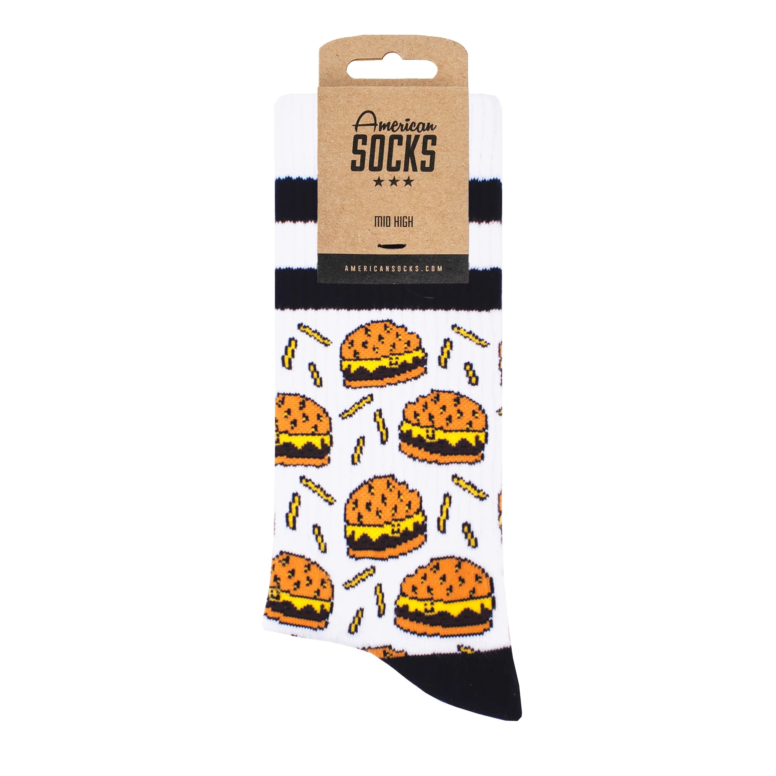 American Socks Burger Mania Mid High Çorap