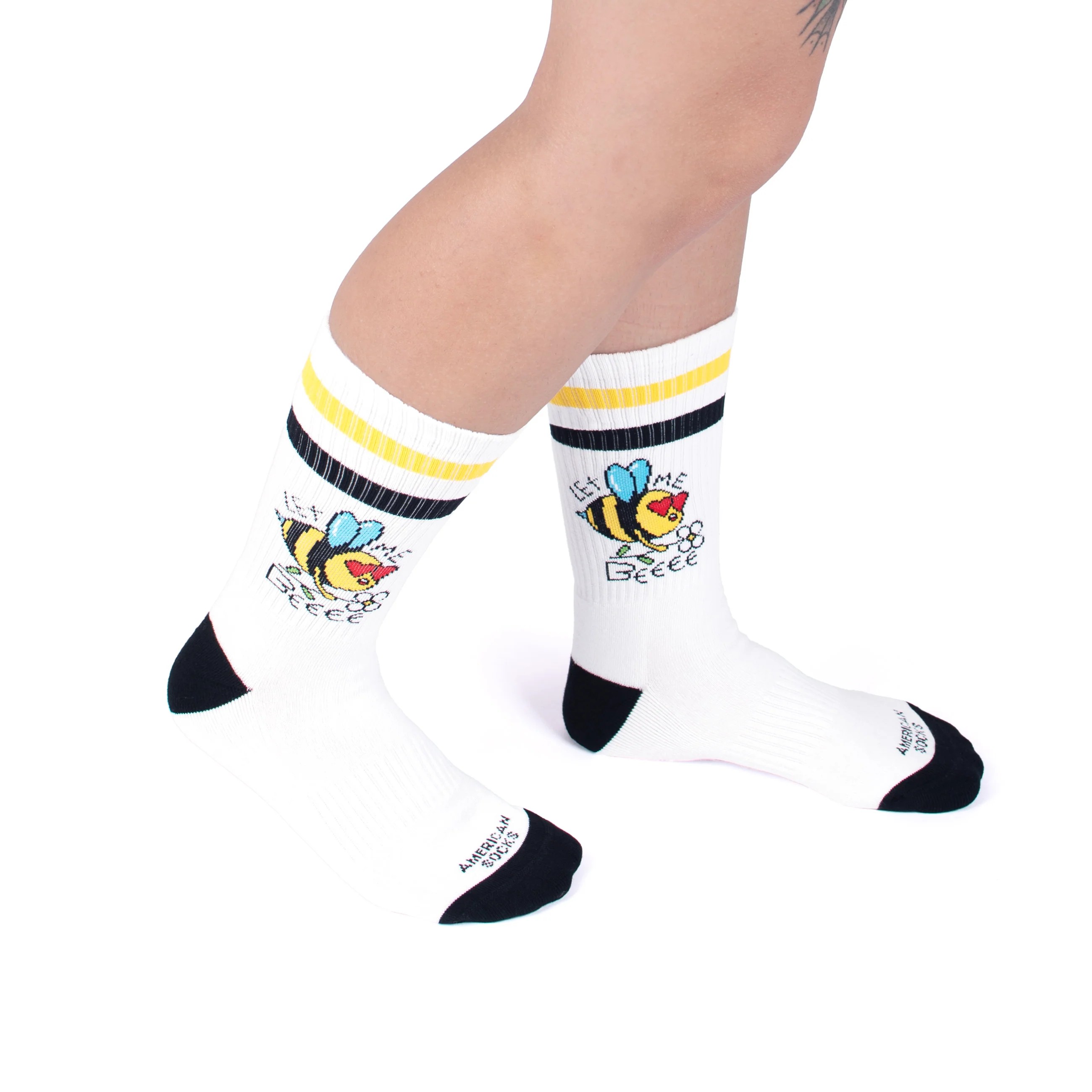 American Socks Let me Bee Mid High Çorap