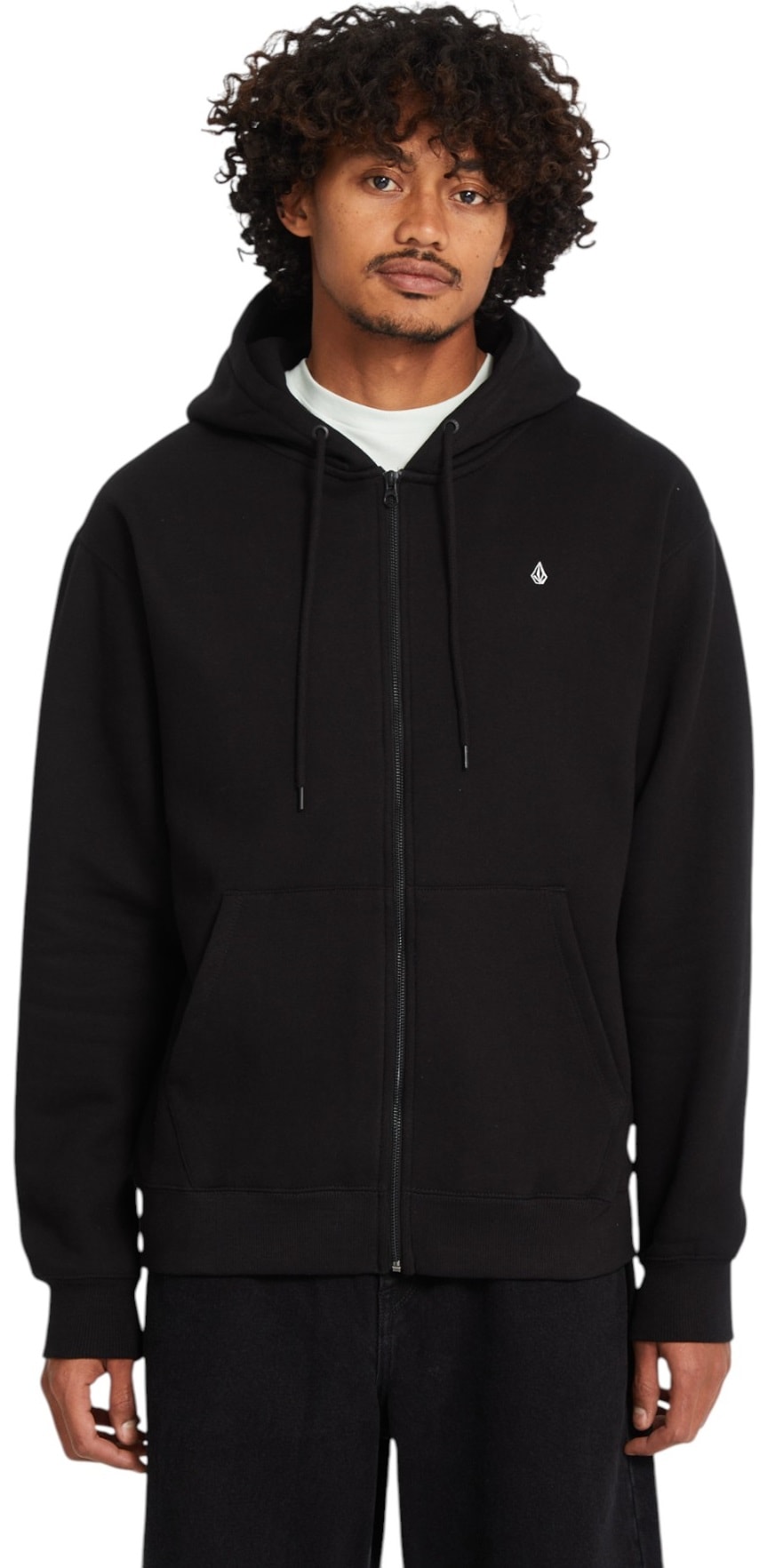 Volcom Single Stone Zip Blk Sweatshirt