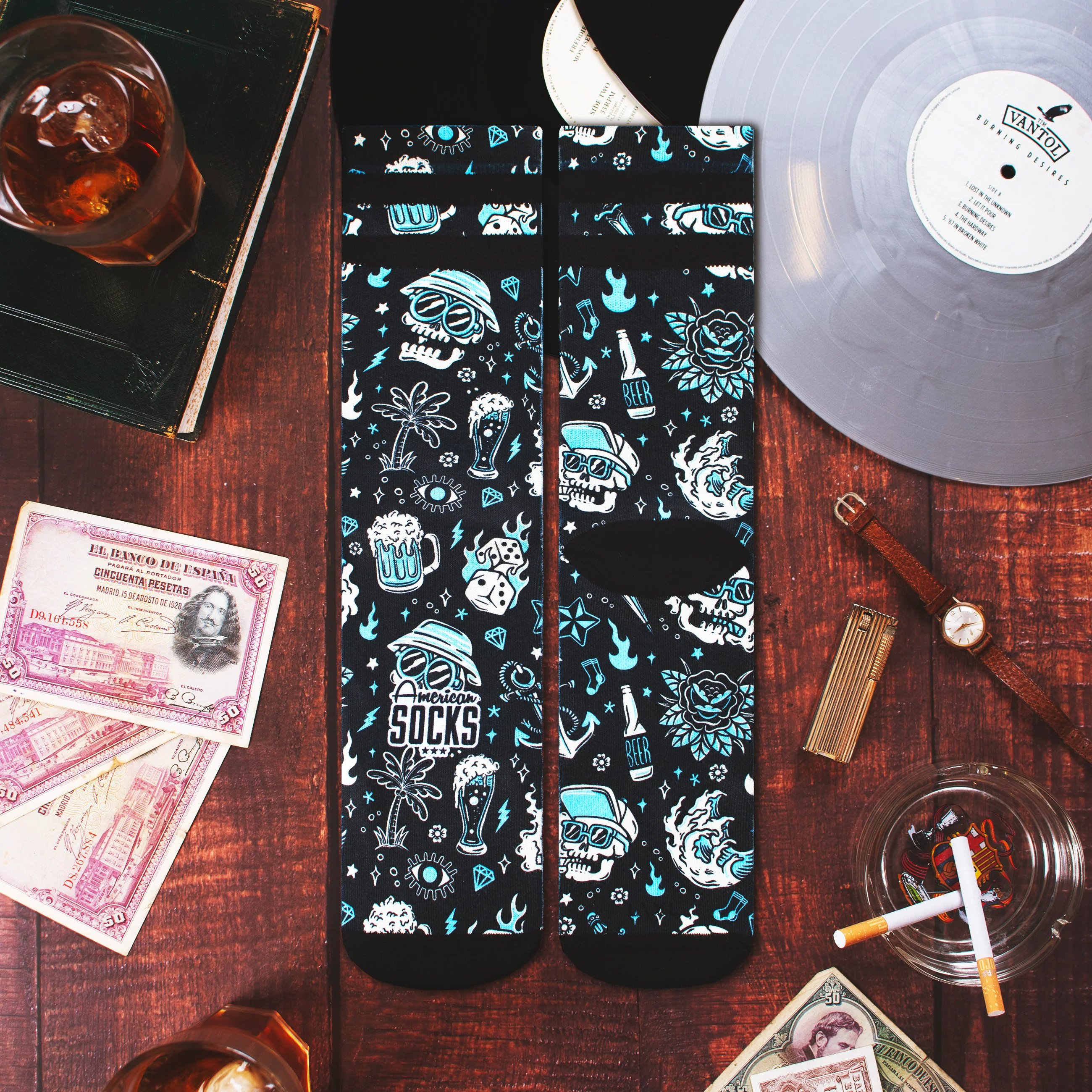 American Socks Dopamine Mid High Sg Çorap