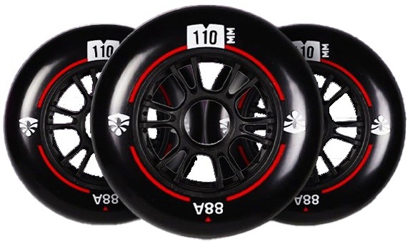 FE Shr Speed Black 90mm Paten Tekerleği 3 lü Set