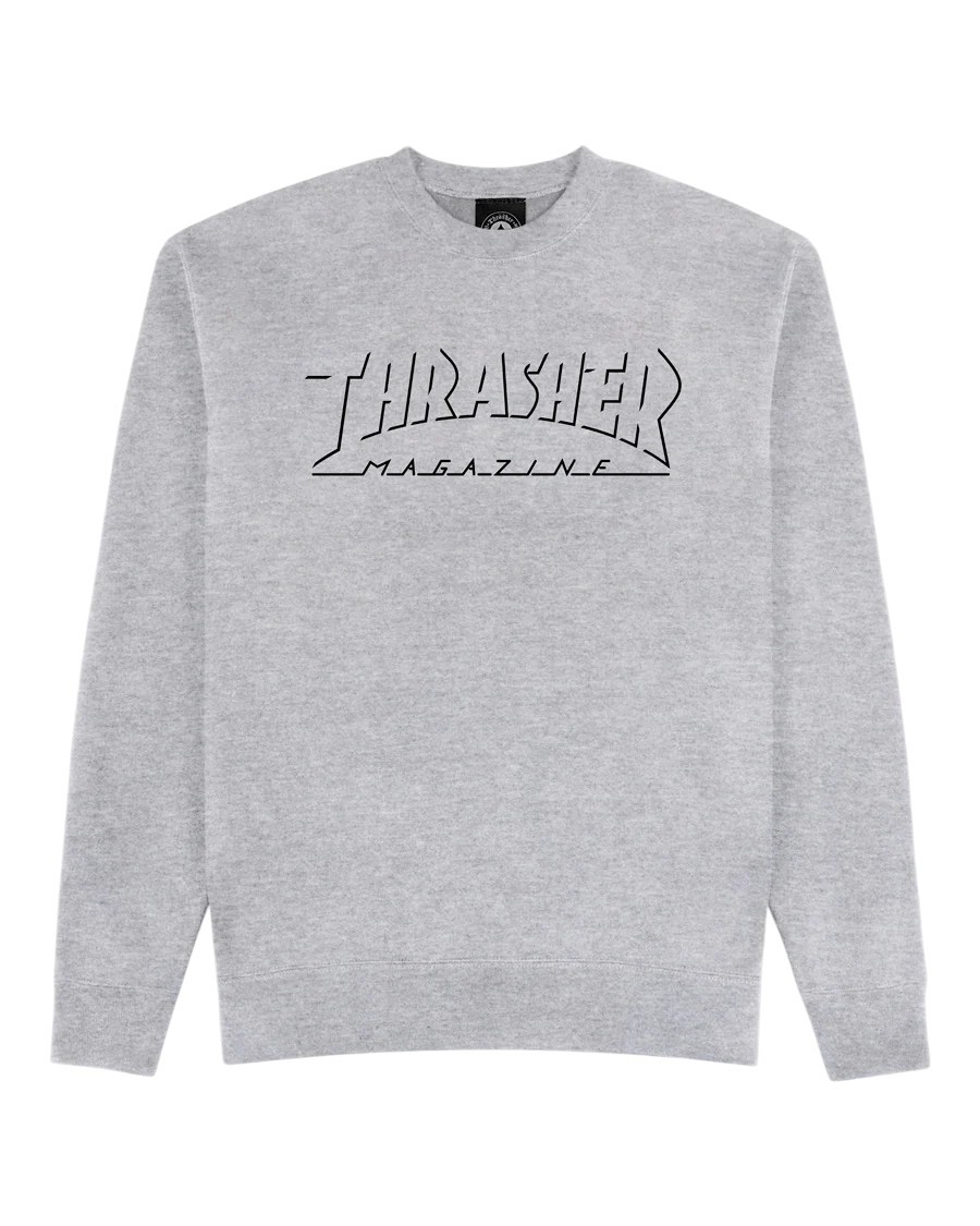 Thrasher Shadow Mag Logo Crew S Sweatshirt