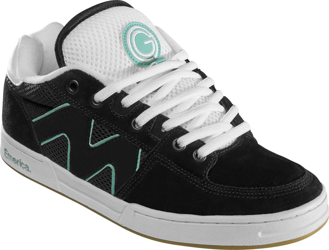 Emerica Og 1 Blk Wht Grn Ayakkabı