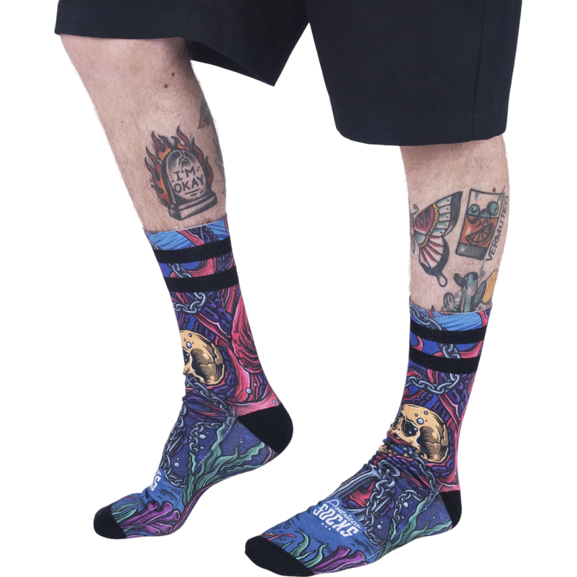 American Socks Octopus Mid High Sg Çorap