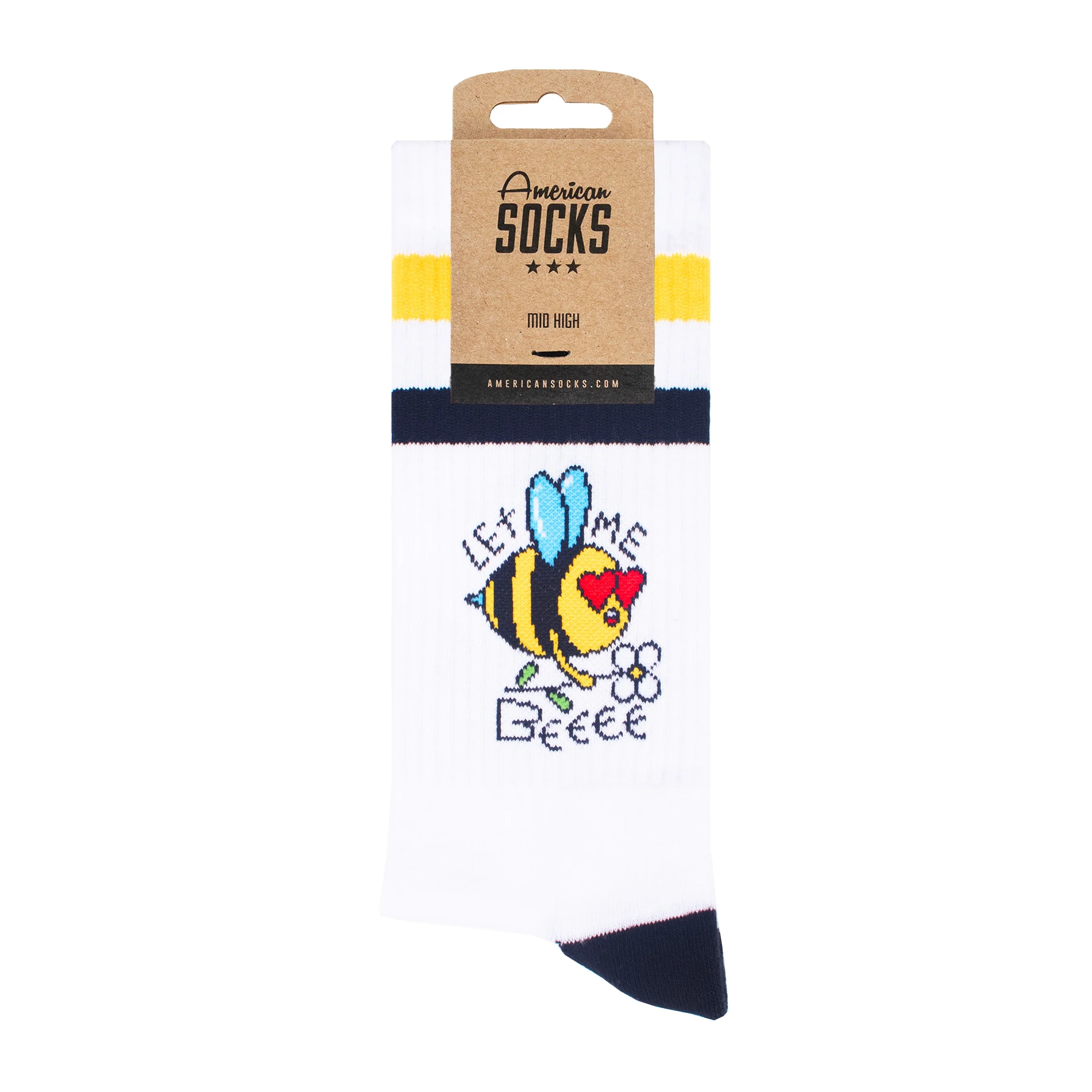 American Socks Let me Bee Mid High Çorap