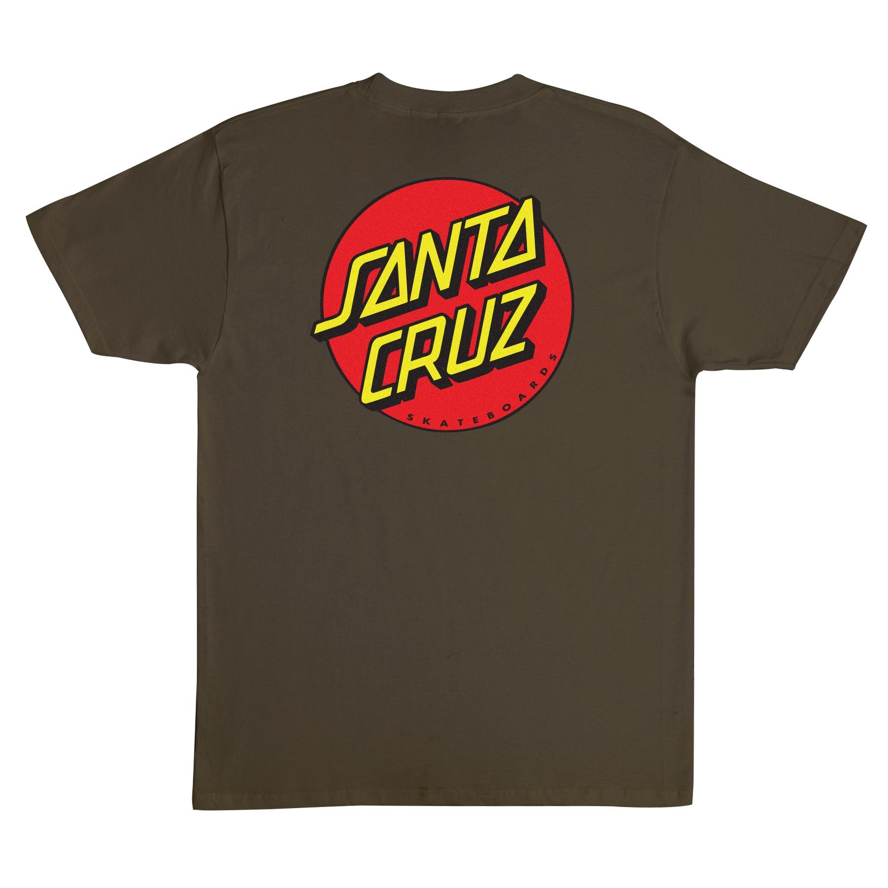 Santa Cruz Classic Dot Olive Tişört