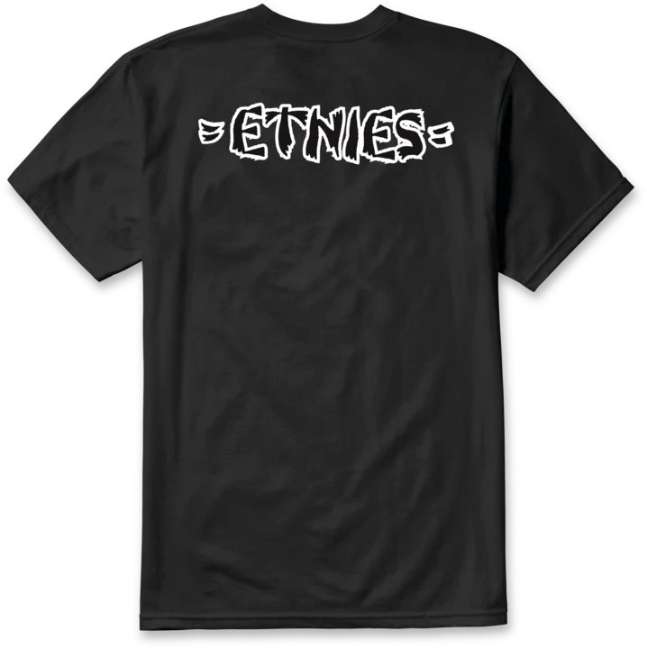 Etnies Rebel E Blk Wht Tişört