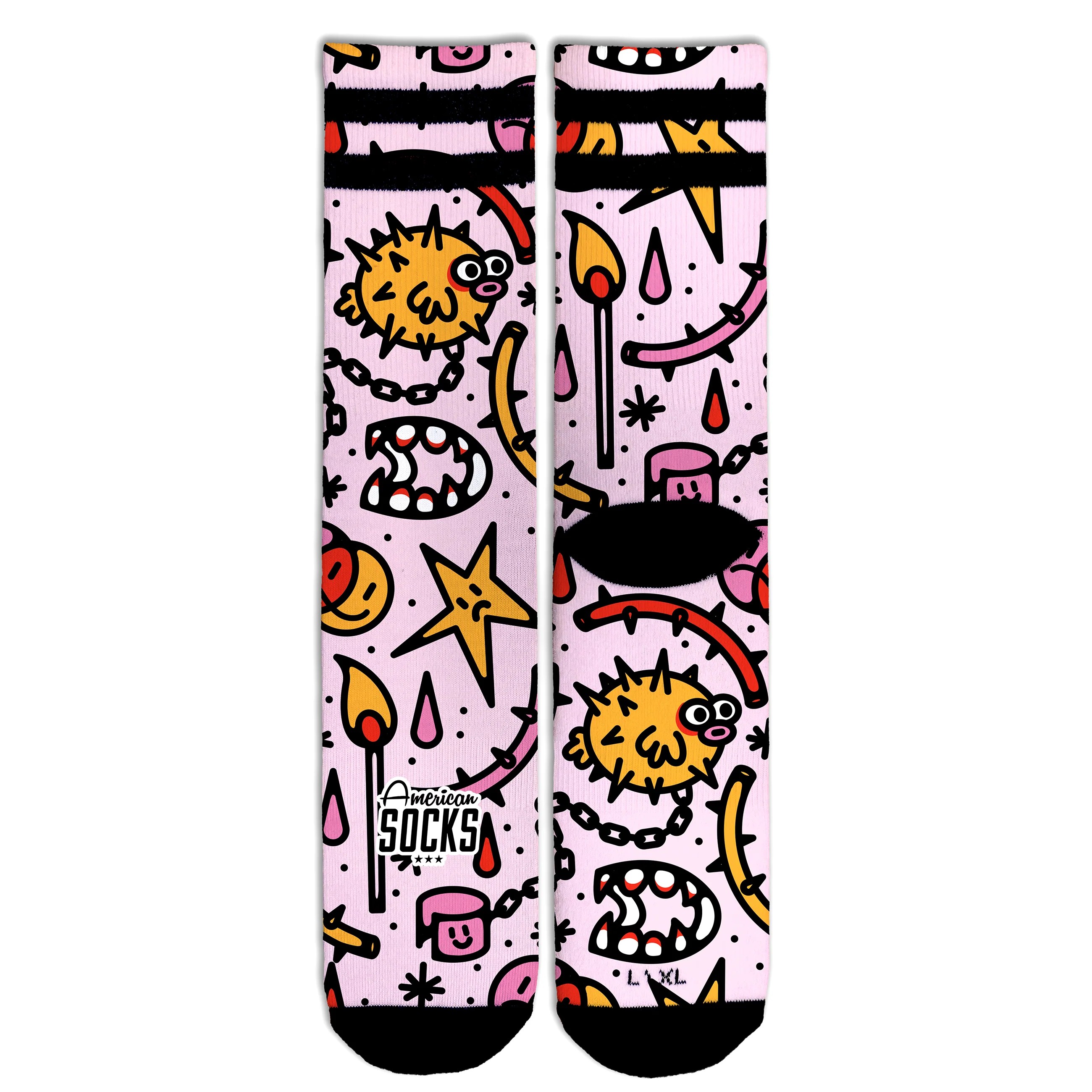 American Socks Blowfish Mid High Sg Çorap