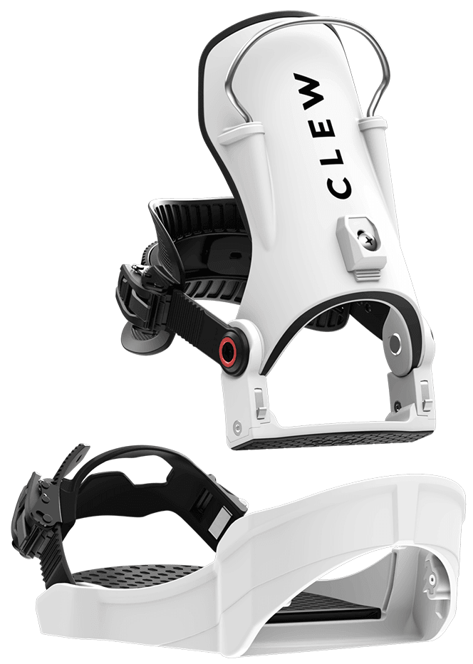 Clew Independence White Snowboard Bağlama