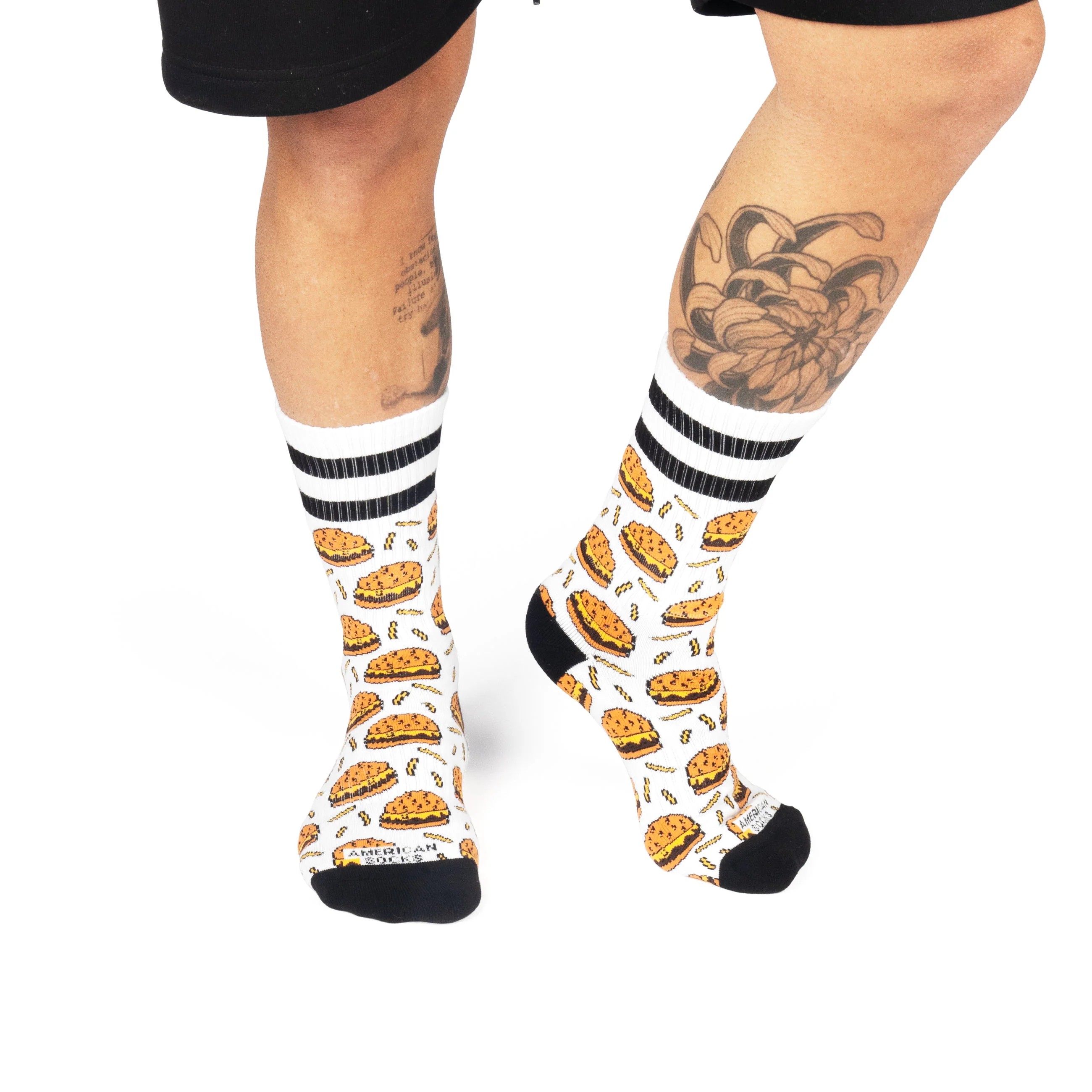 American Socks Burger Mania Mid High Çorap