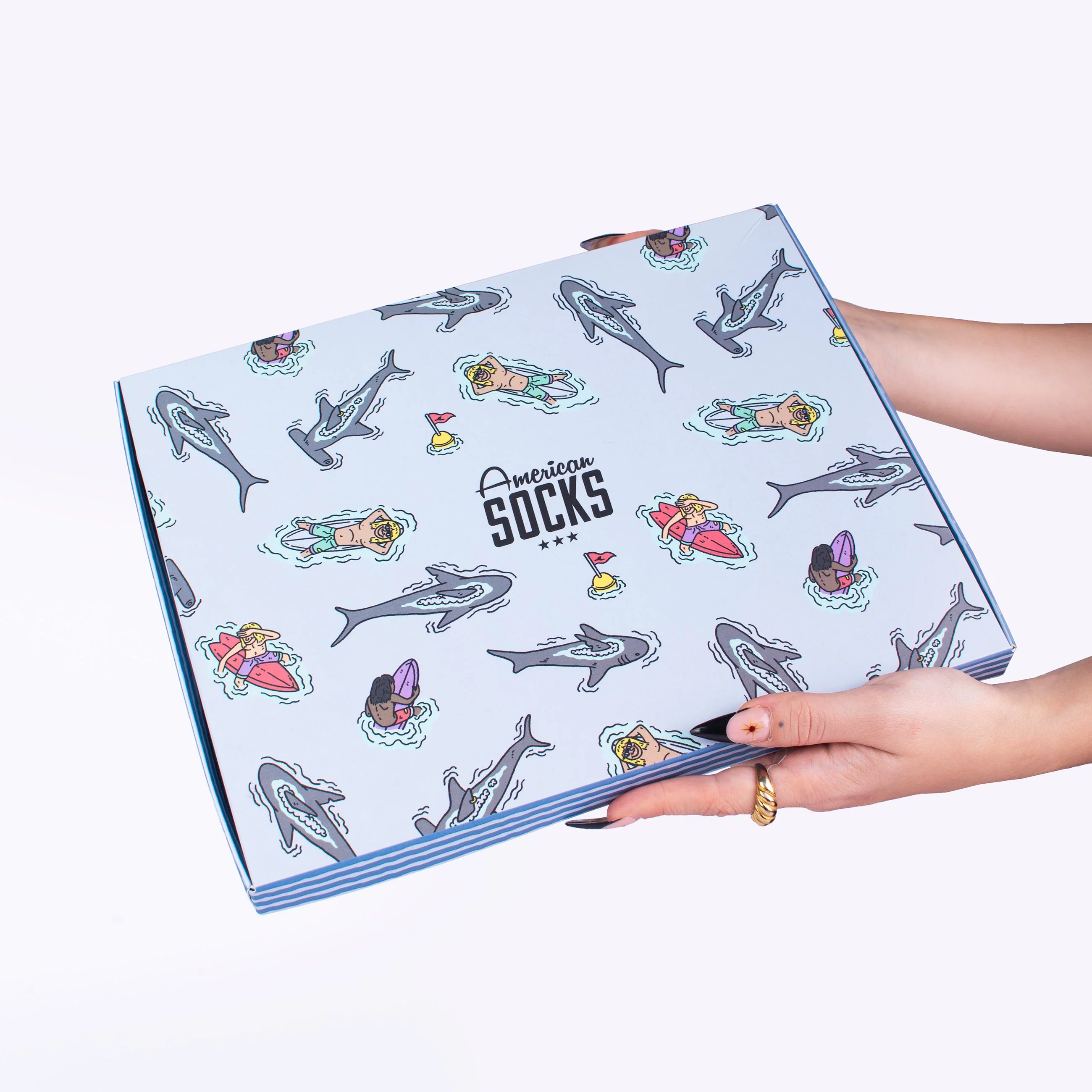 American Socks Surfer Hediyelik 3'lü Çorap Seti