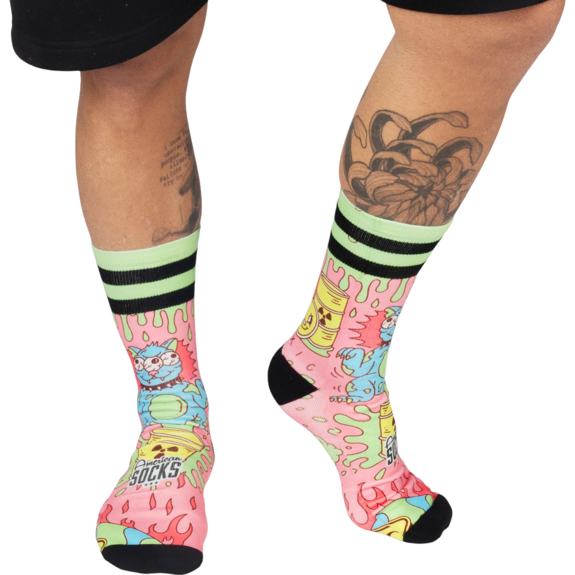 American Socks Radioact Mid High Sg Çorap