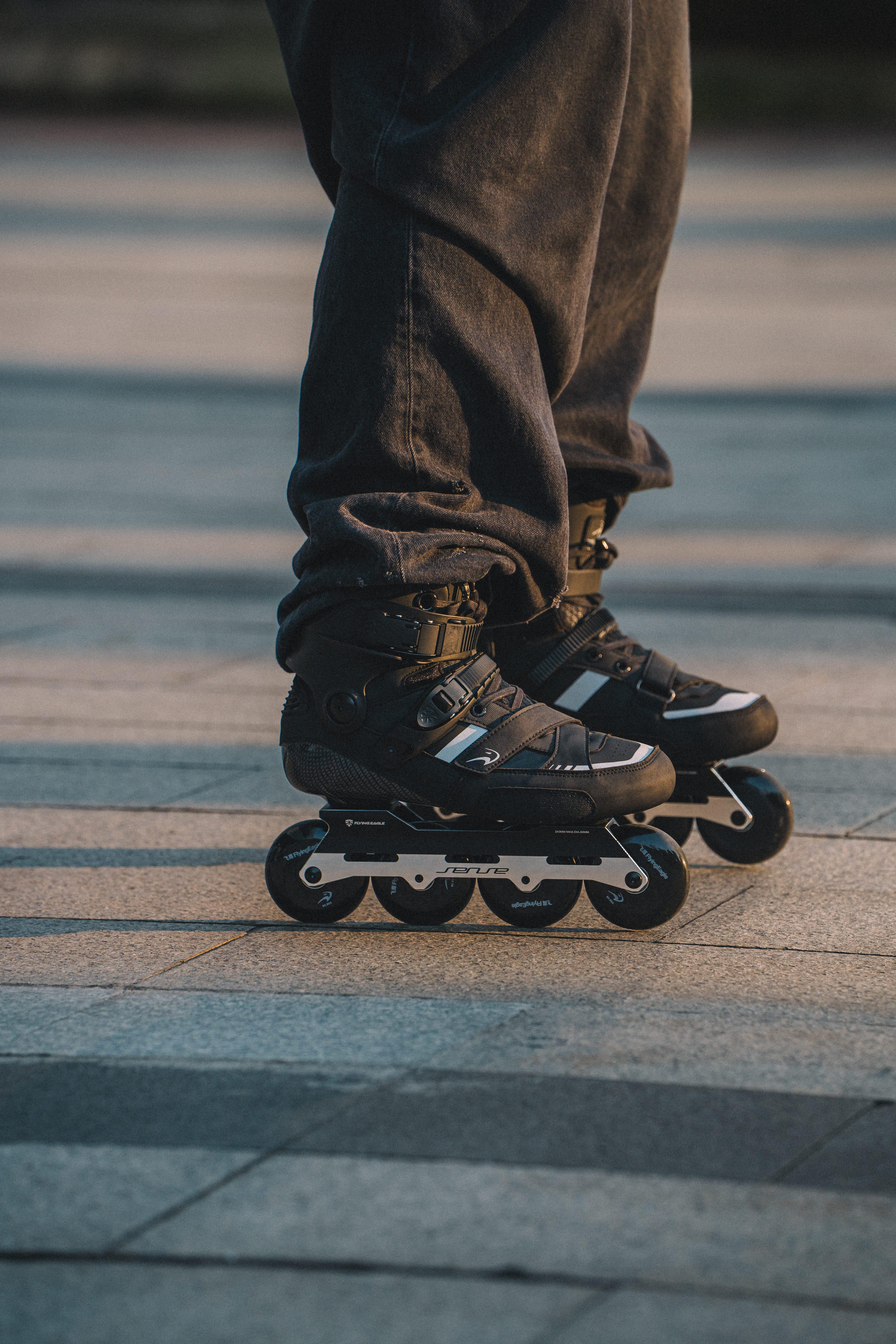 Flying Eagle Raptor Black Urban Paten