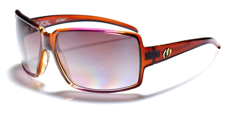 Electric Vol Brown Rose Fade Brown Sunglasses