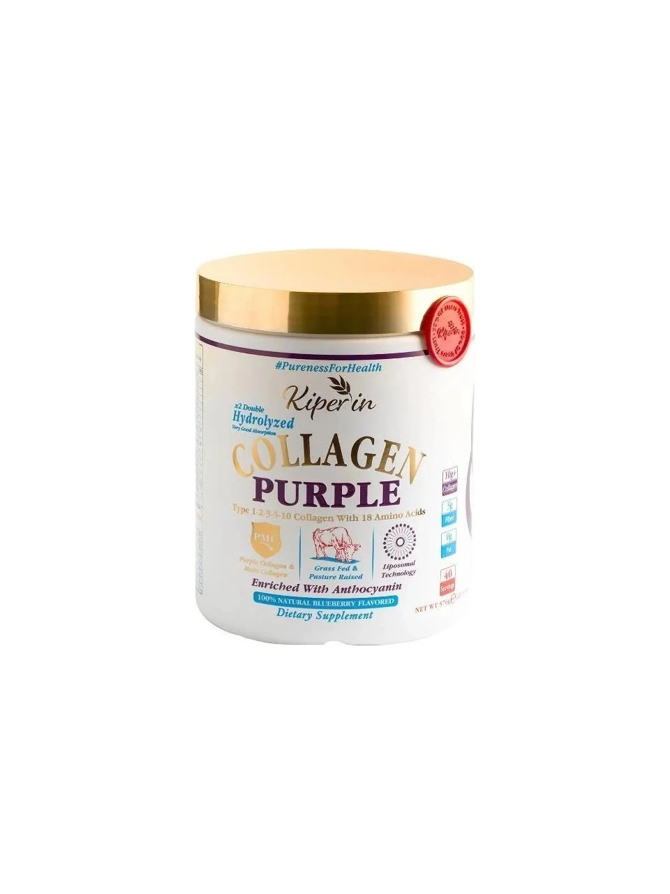 Kiperin Purple Collagen Toz 40 Günlük 575 gr