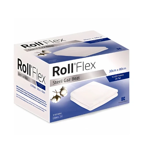 ROLL FLEX GAZ KOMPRES STERİL 7,5*7,5CM