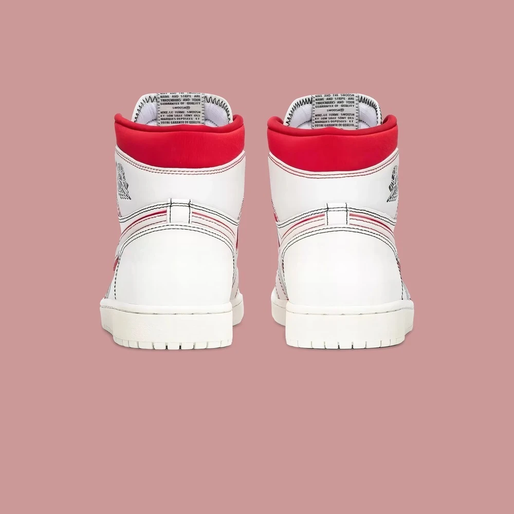 Nike Air Jordan 1 Retro High Phantom Gym Red