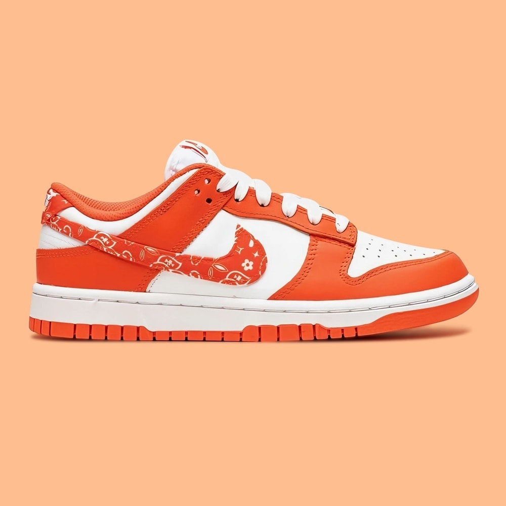 Nike Sb Dunk Low Orange Paisley