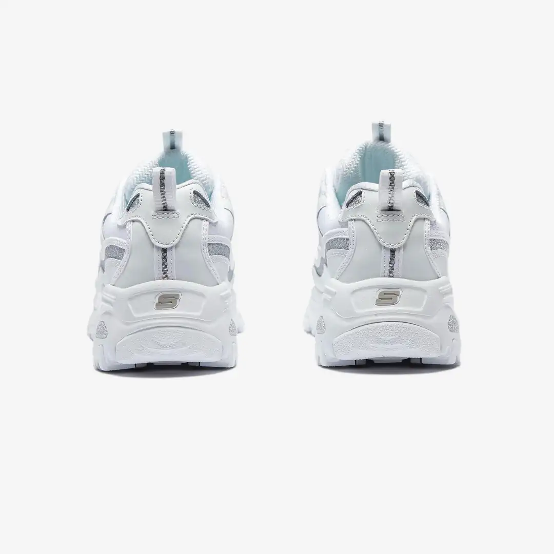 Skechers Dlites White Silver ( Dar Kalıp )