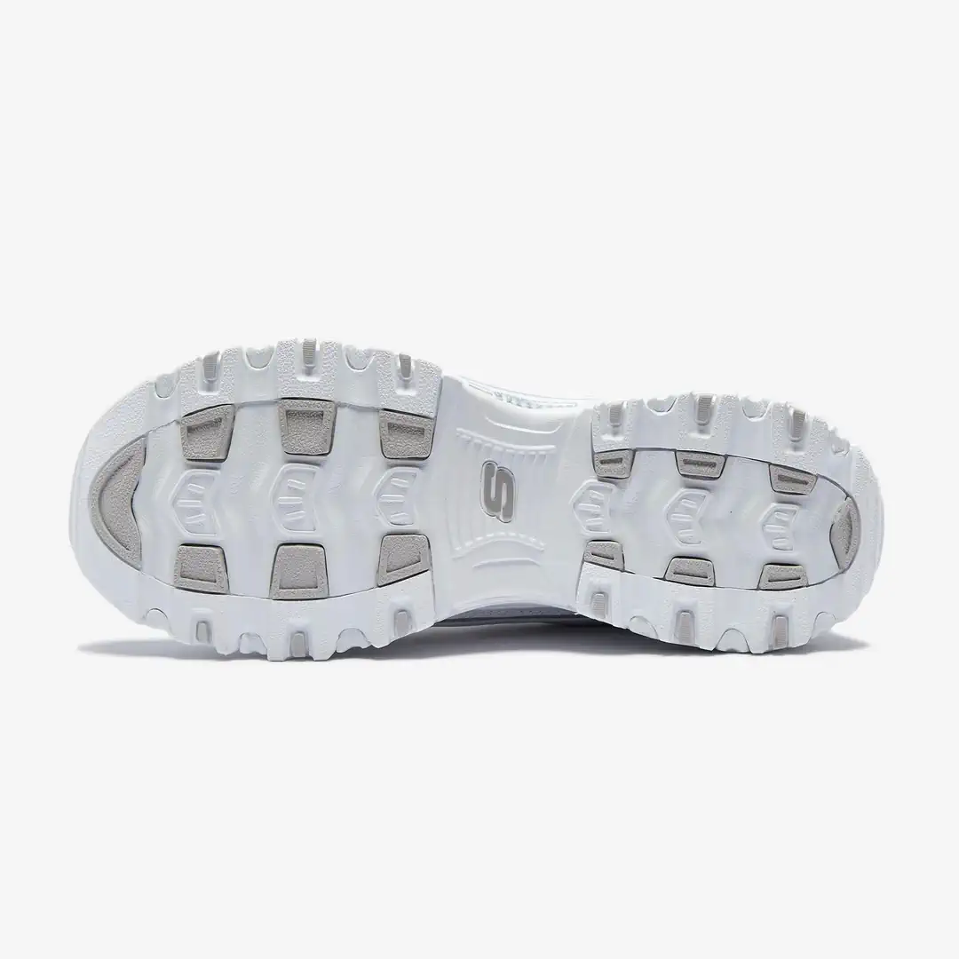 Skechers Dlites White Silver ( Dar Kalıp )