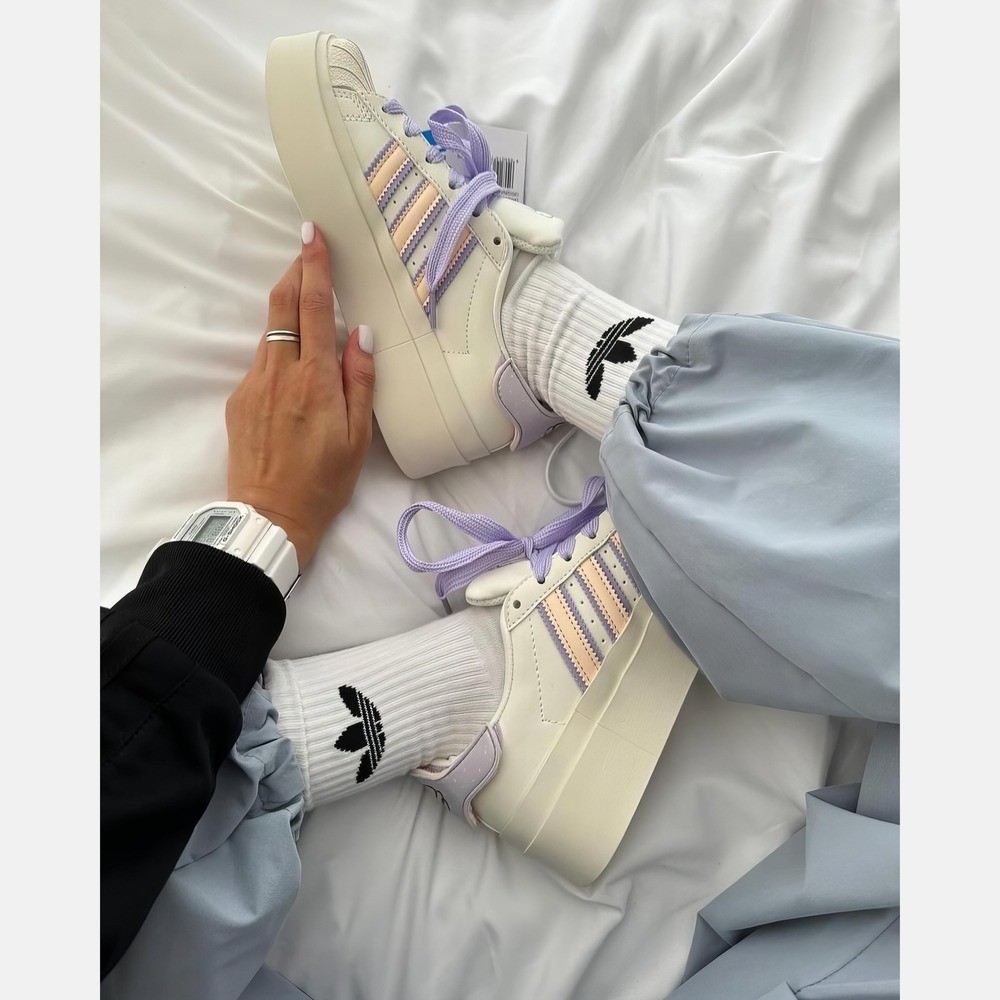 Addidas Superstar Bonega Purple Macaroon