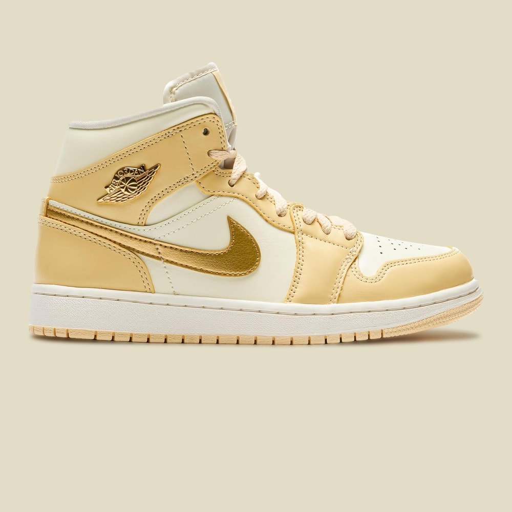 Nike Jordan 1 Mid SE Pale Vanilla Metallic Gold
