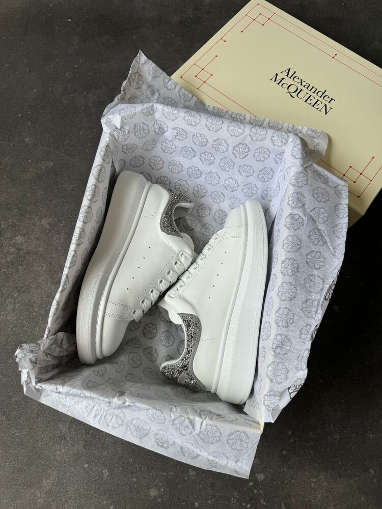 Alexander Mcqueen White Taşlı ( Premıum )