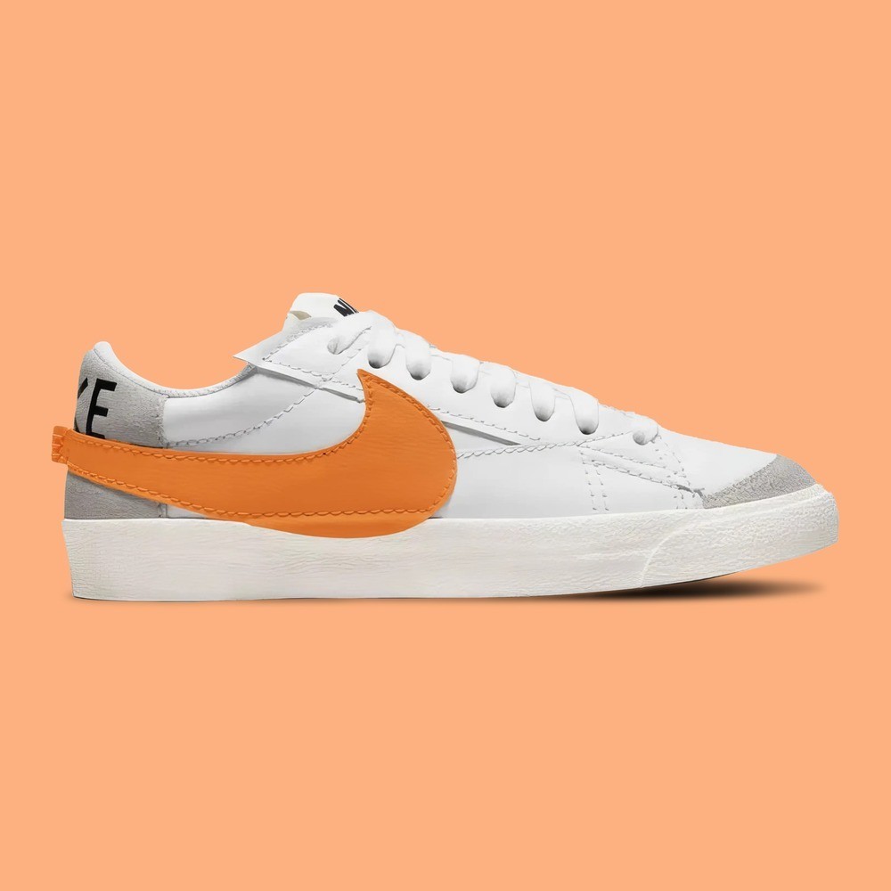 Nike Blazer Low 77 Jumbo White Alpha Orange Sai