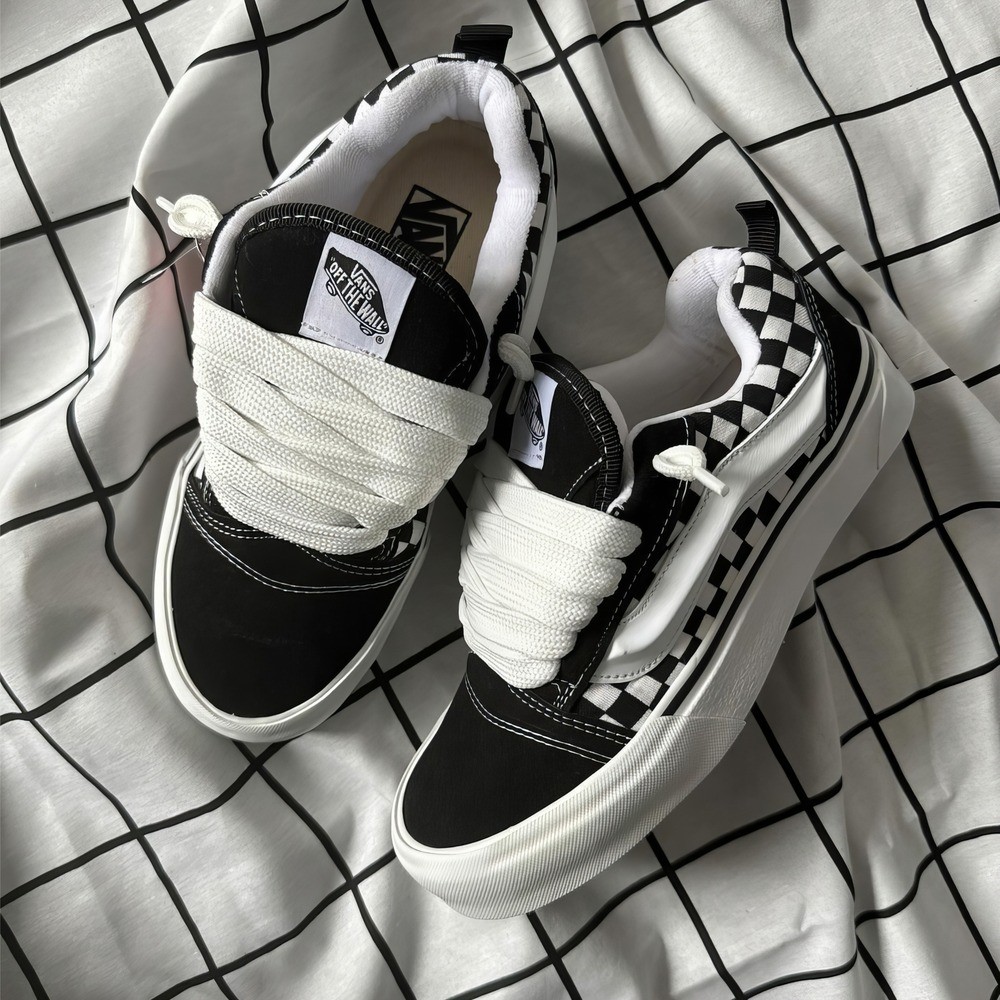 Vans Knu Skool Mega Check Black