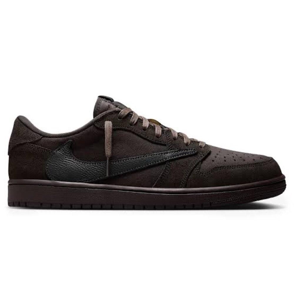 Air Jordan 1 x Travis Scott Velvet Brown and Dark Mocha 