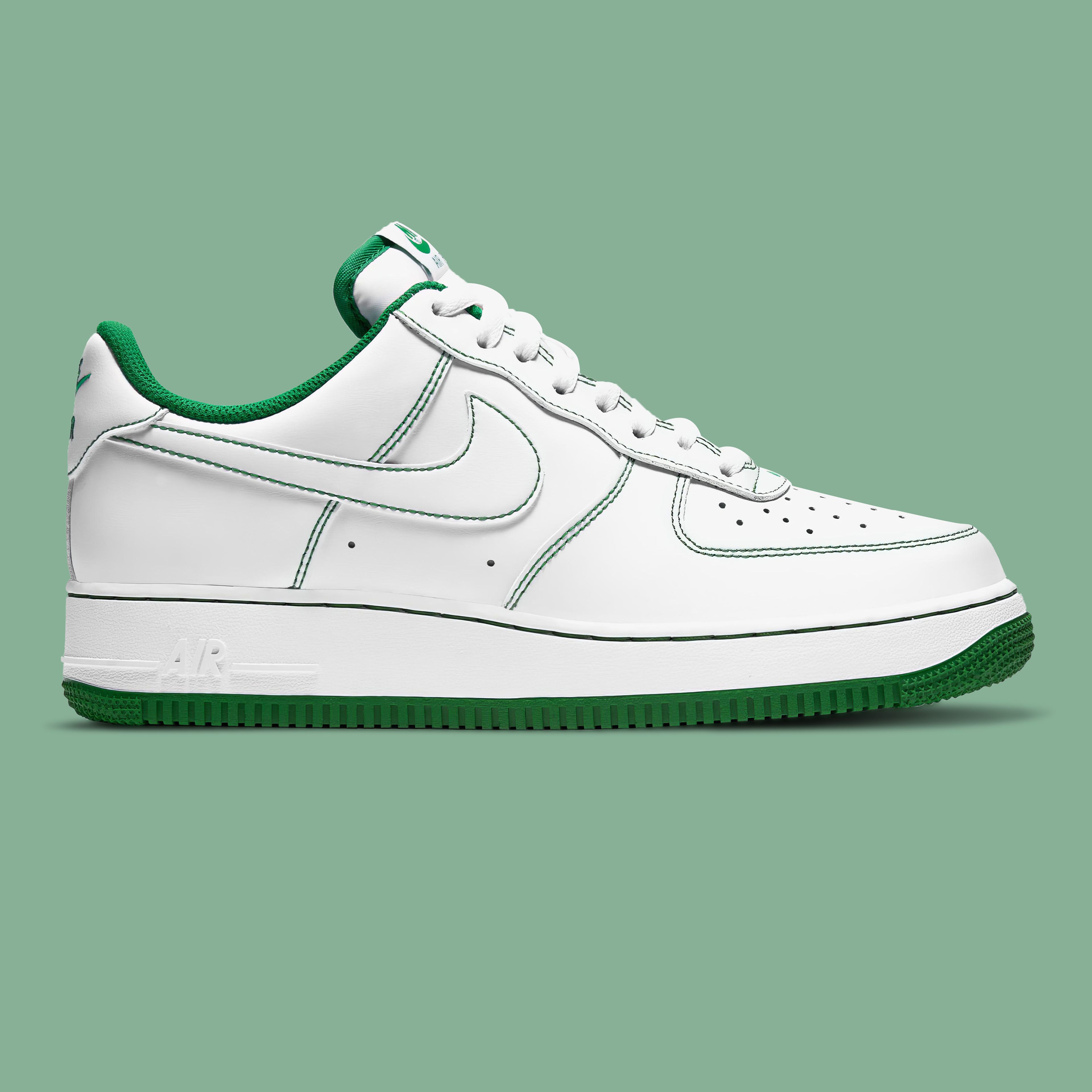 Air Force 1 Contrast Stitch Pine Green