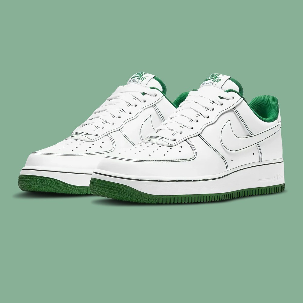 Nike Air Force 1 Contrast Stitch Pine Green