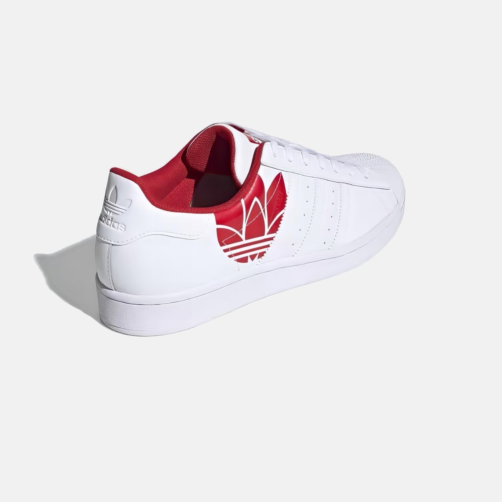 Adidas Superstar Trefoil Print - Scarlet
