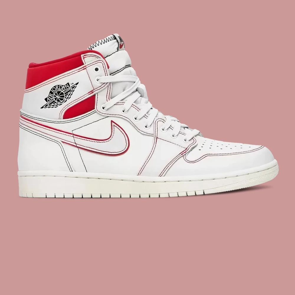 Nike Air Jordan 1 Retro High Phantom Gym Red