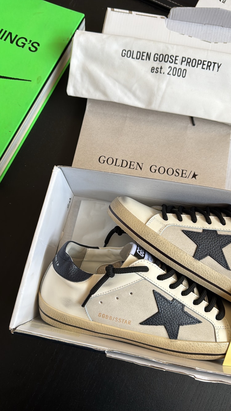 Golden Goose Black Star Sneakers