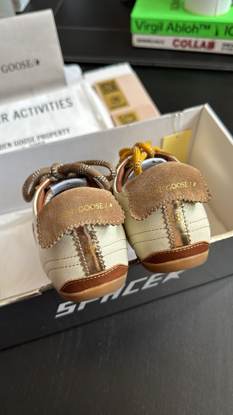 Golden Goose True Star Beyaz Deri Sneaker