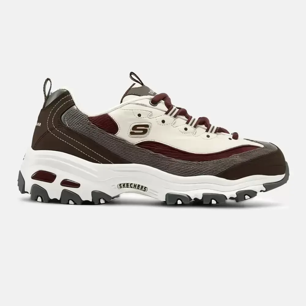 Skechers Dlites Wine Red Brown ( DAR KALIP )