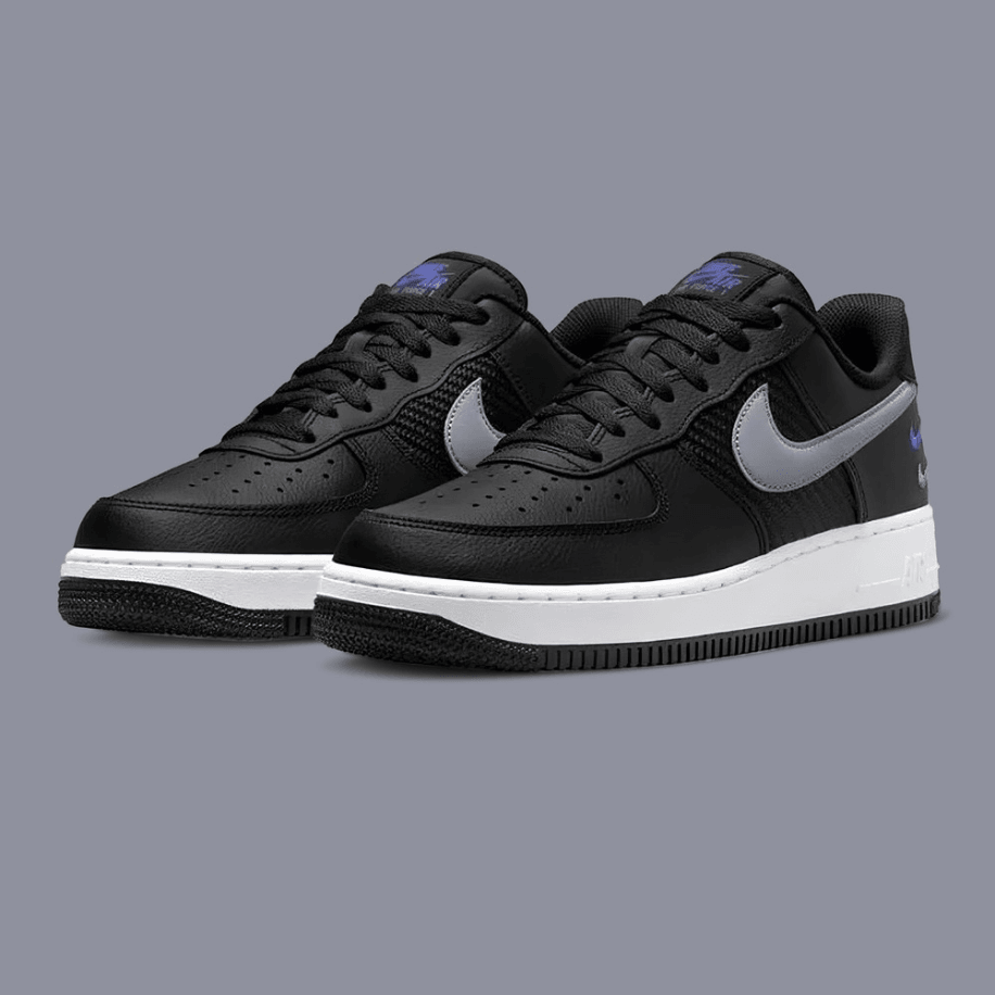 Nike Air Force 1 '07 Triple Swoosh Black 