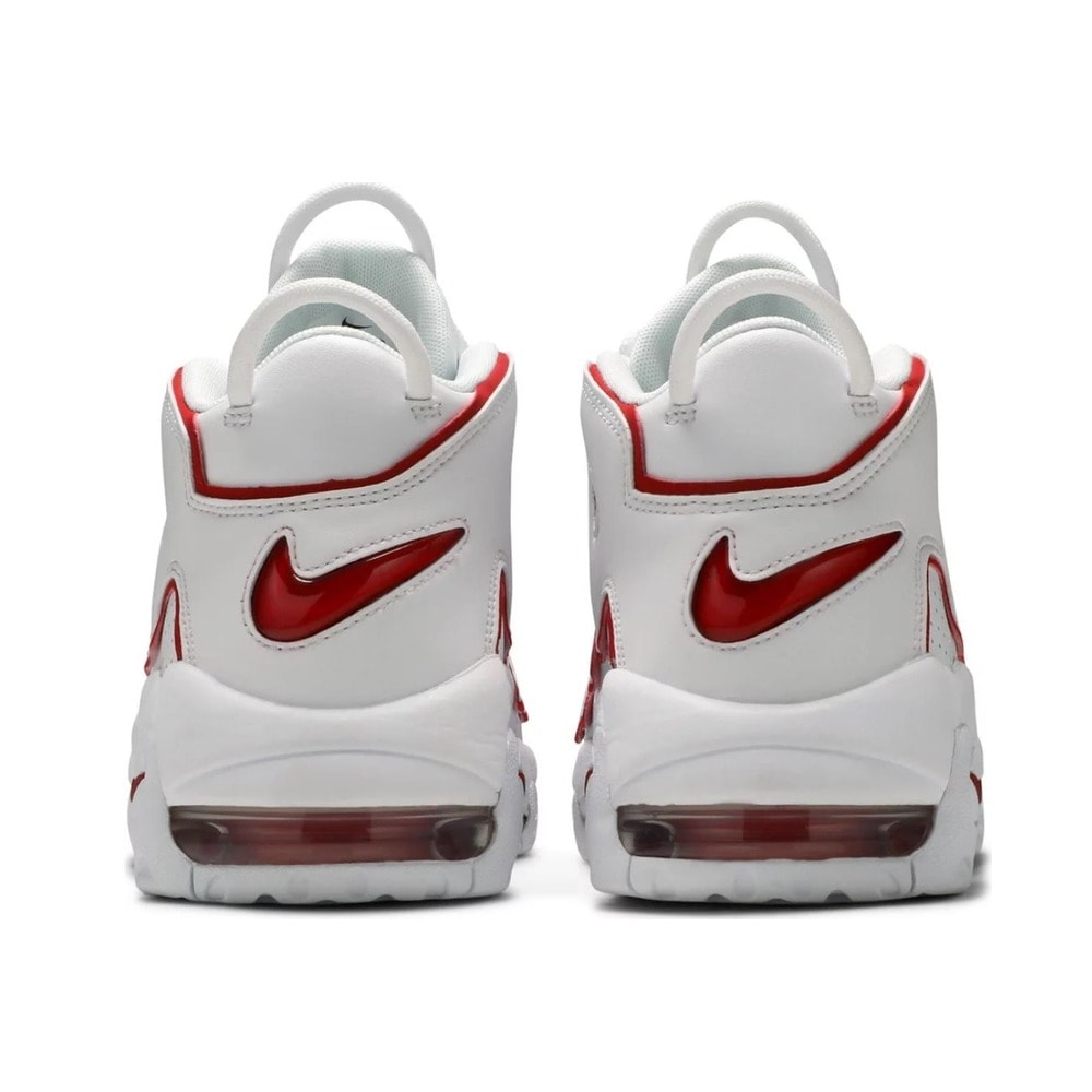 Nike Air More Uptempo White Varsity Red Outline