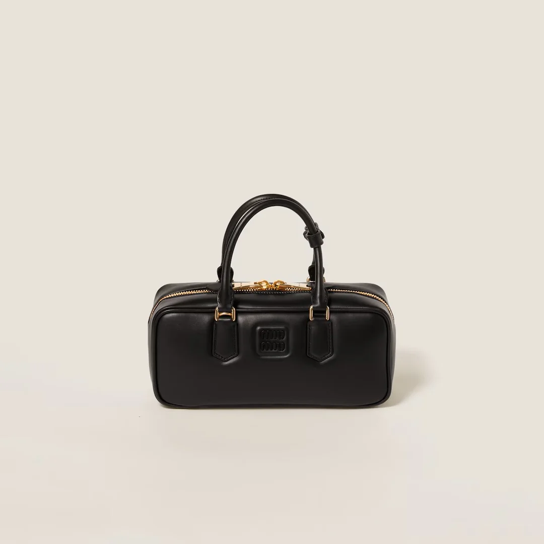 Miu Miu Arcade Deri Çanta - Siyah
