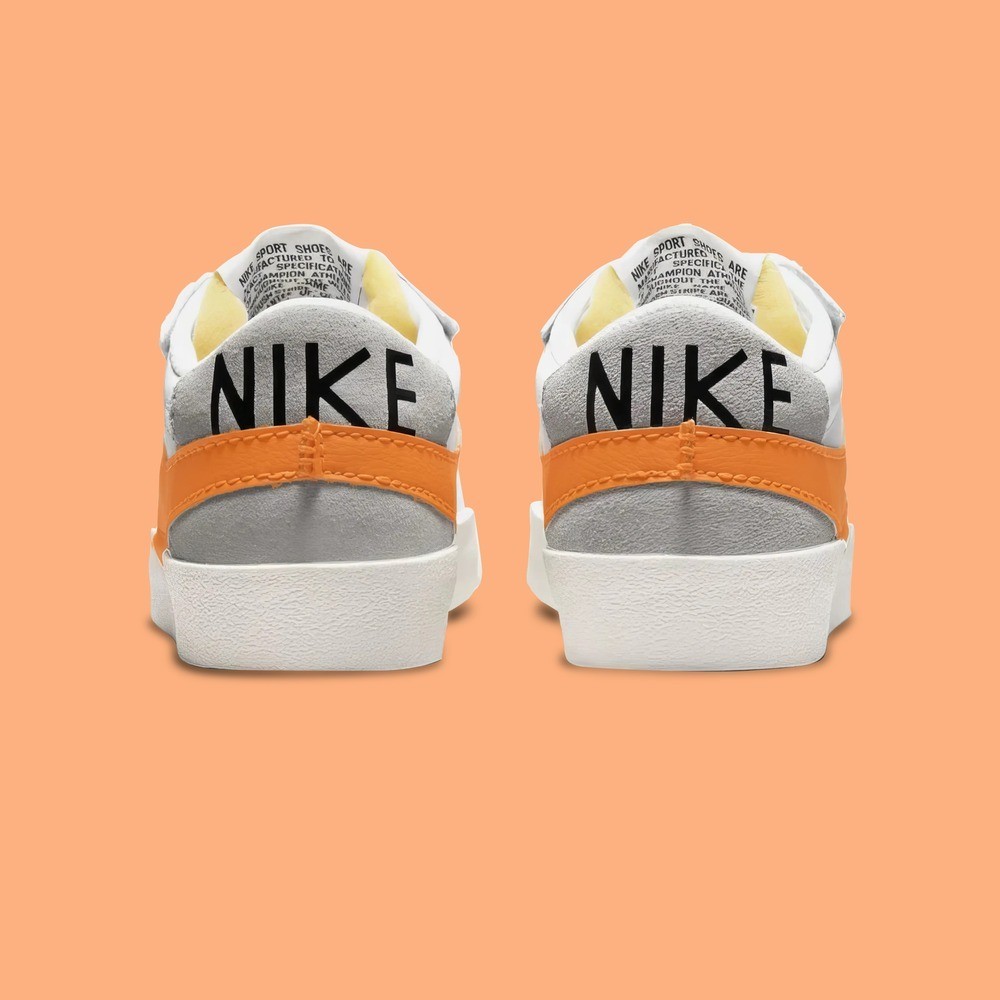 Nike Blazer Low 77 Jumbo White Alpha Orange Sai