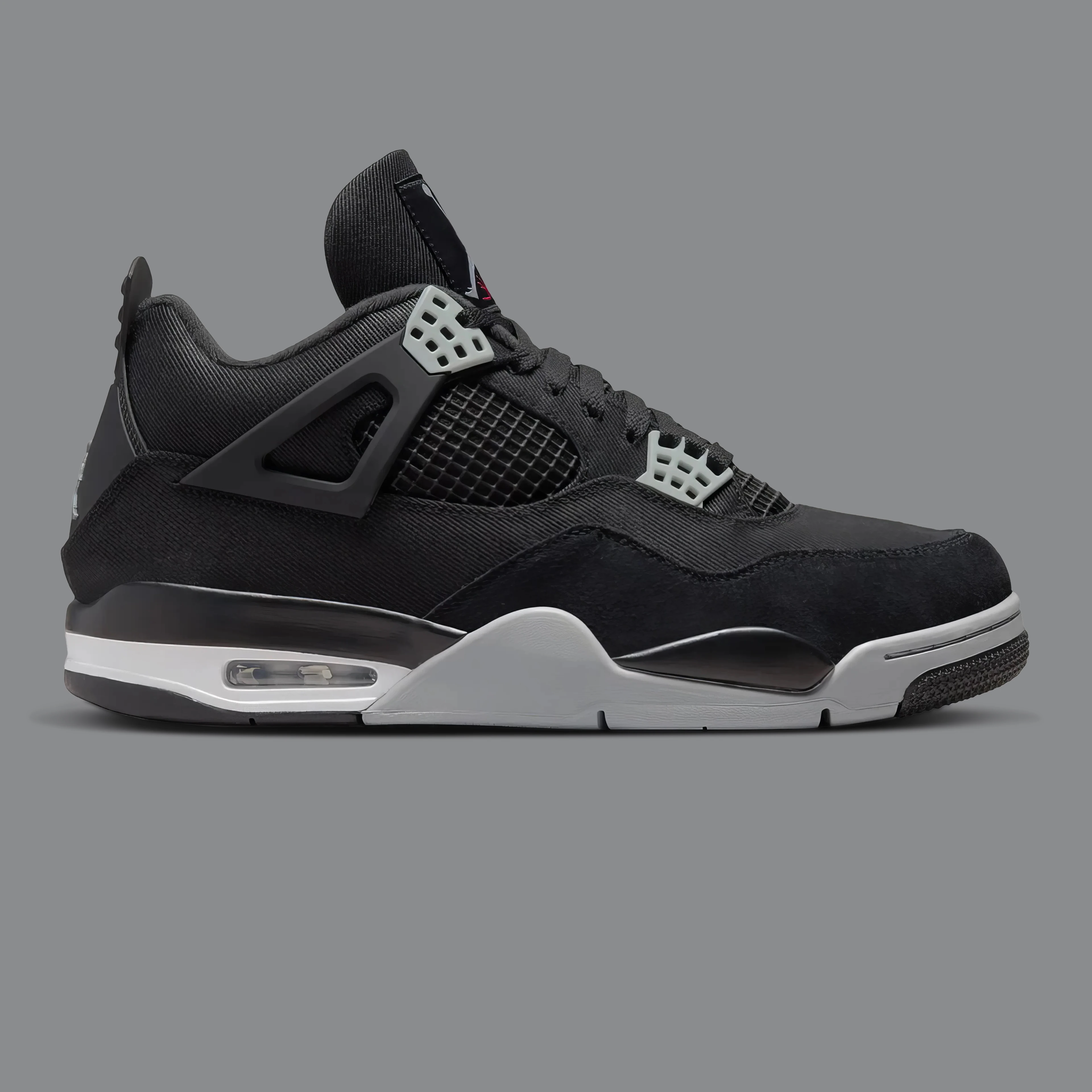 Nike Air Jordan 4 Black Canvas