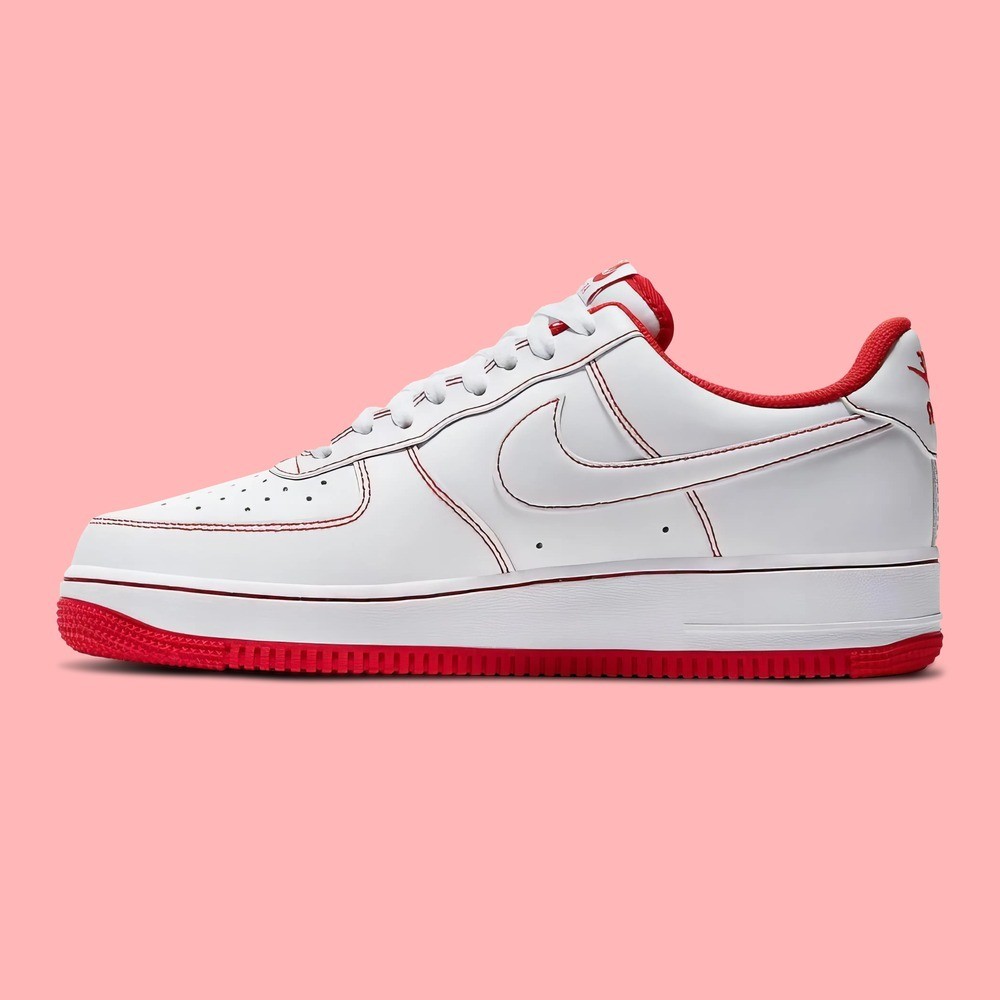 Nike Air Force 1 Low Contrast Stitch Red