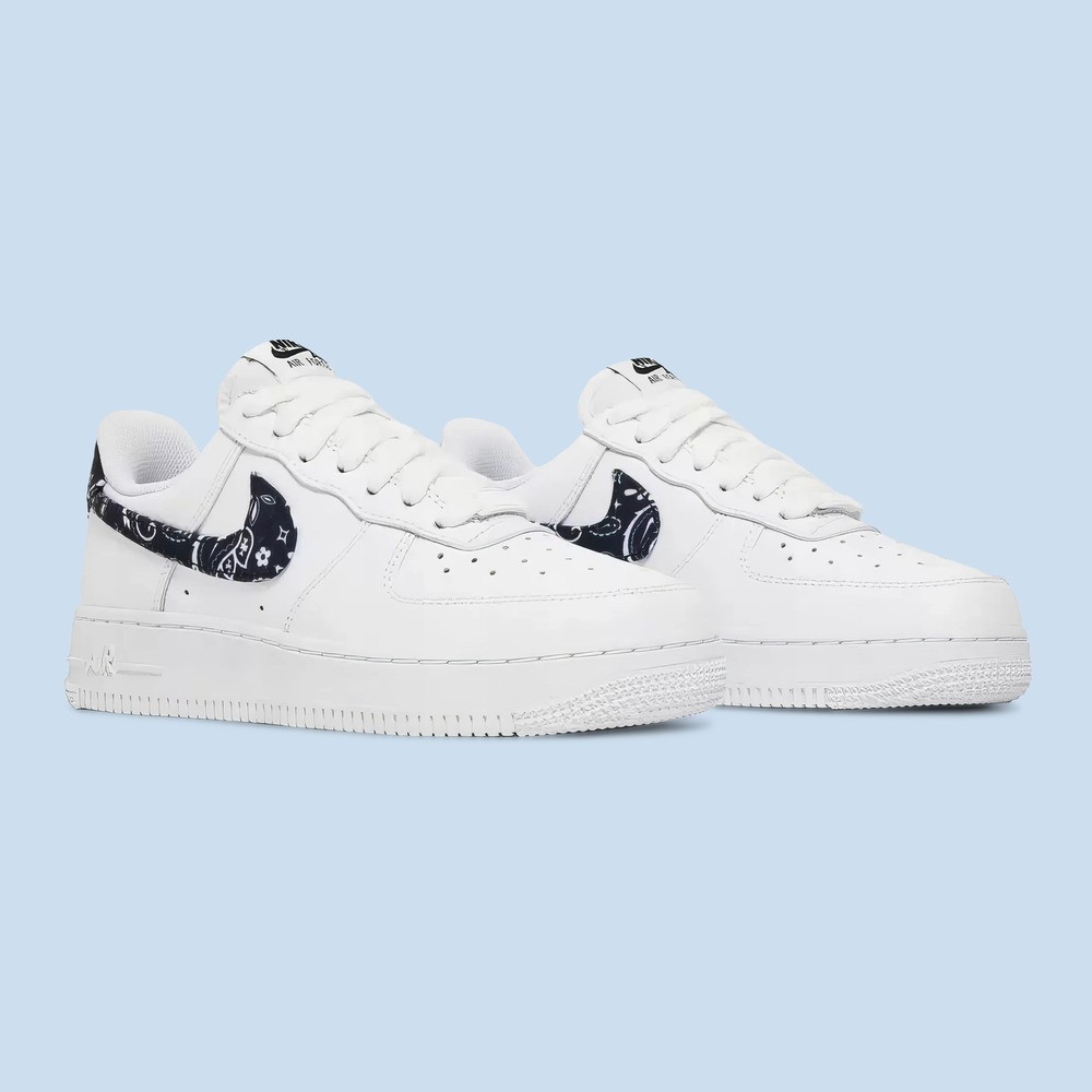 Nike Air Force 1 Black Paisley