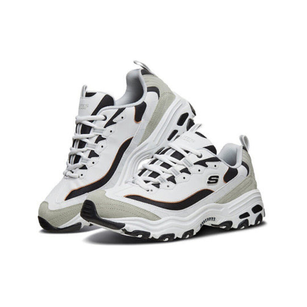 Skechers D’Lites 1.0 Low Running Shoes White/Grey
