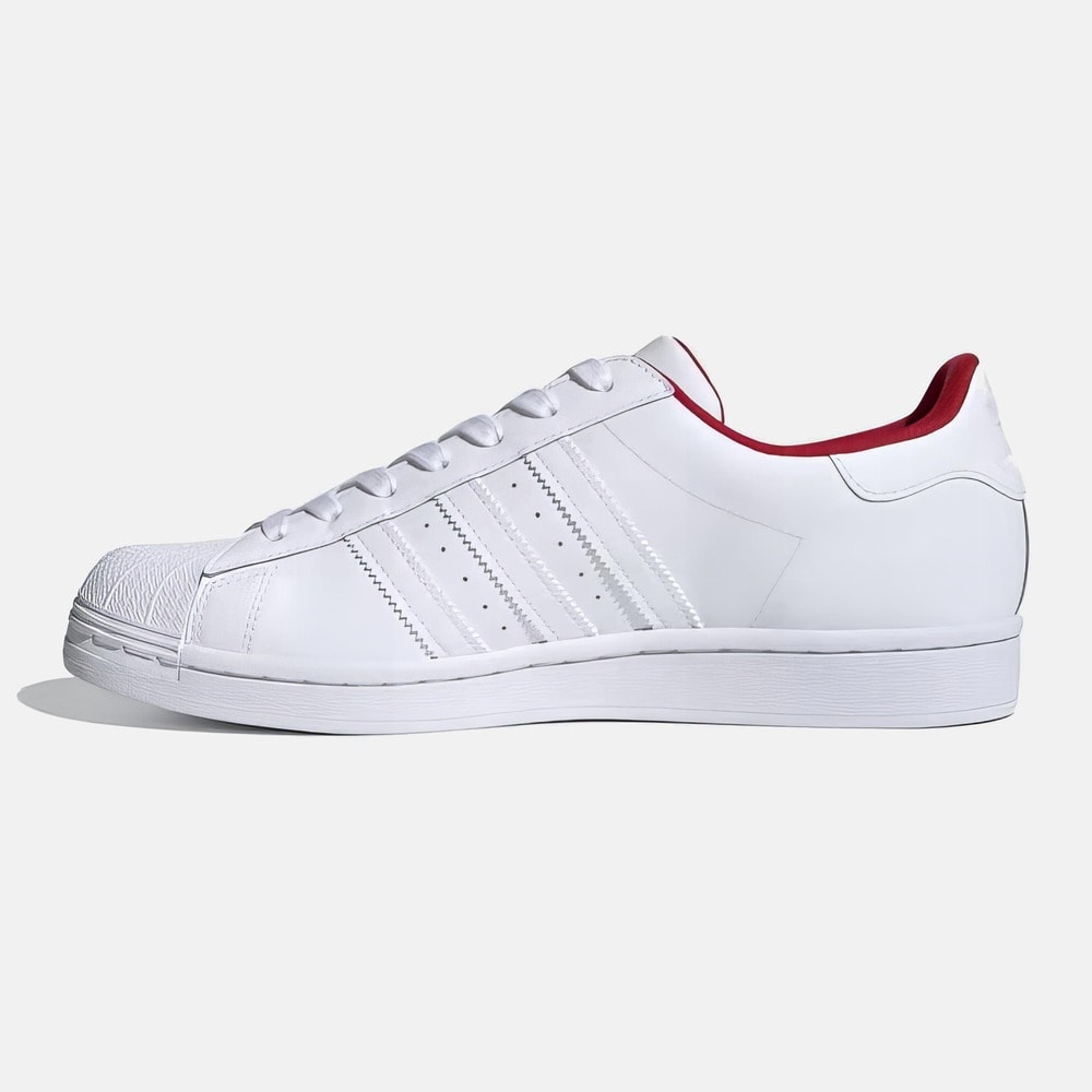 Adidas Superstar Trefoil Print - Scarlet