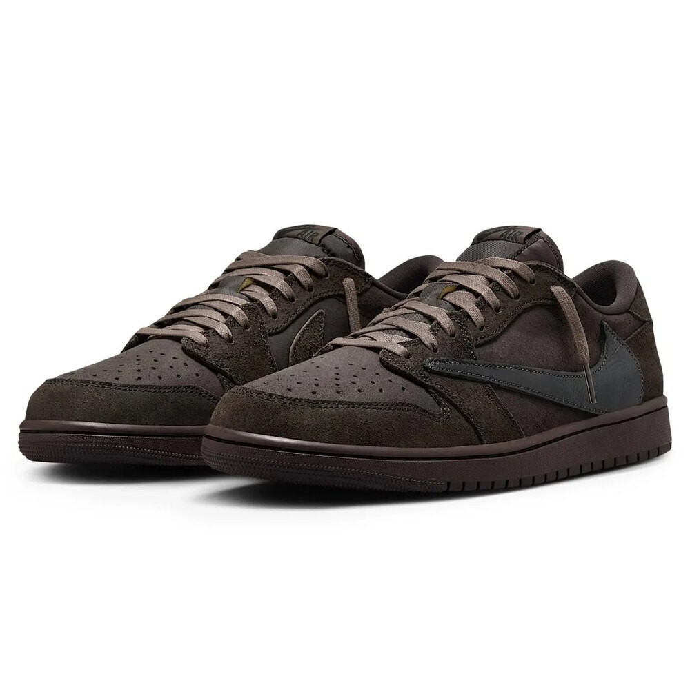Air Jordan 1 x Travis Scott Velvet Brown and Dark Mocha 
