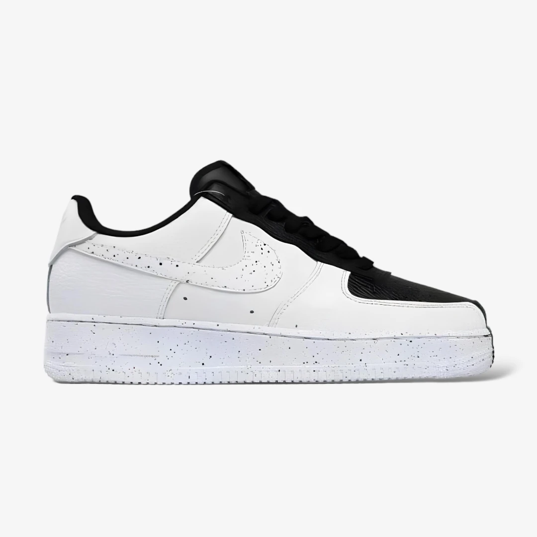 air force 1 low split white black