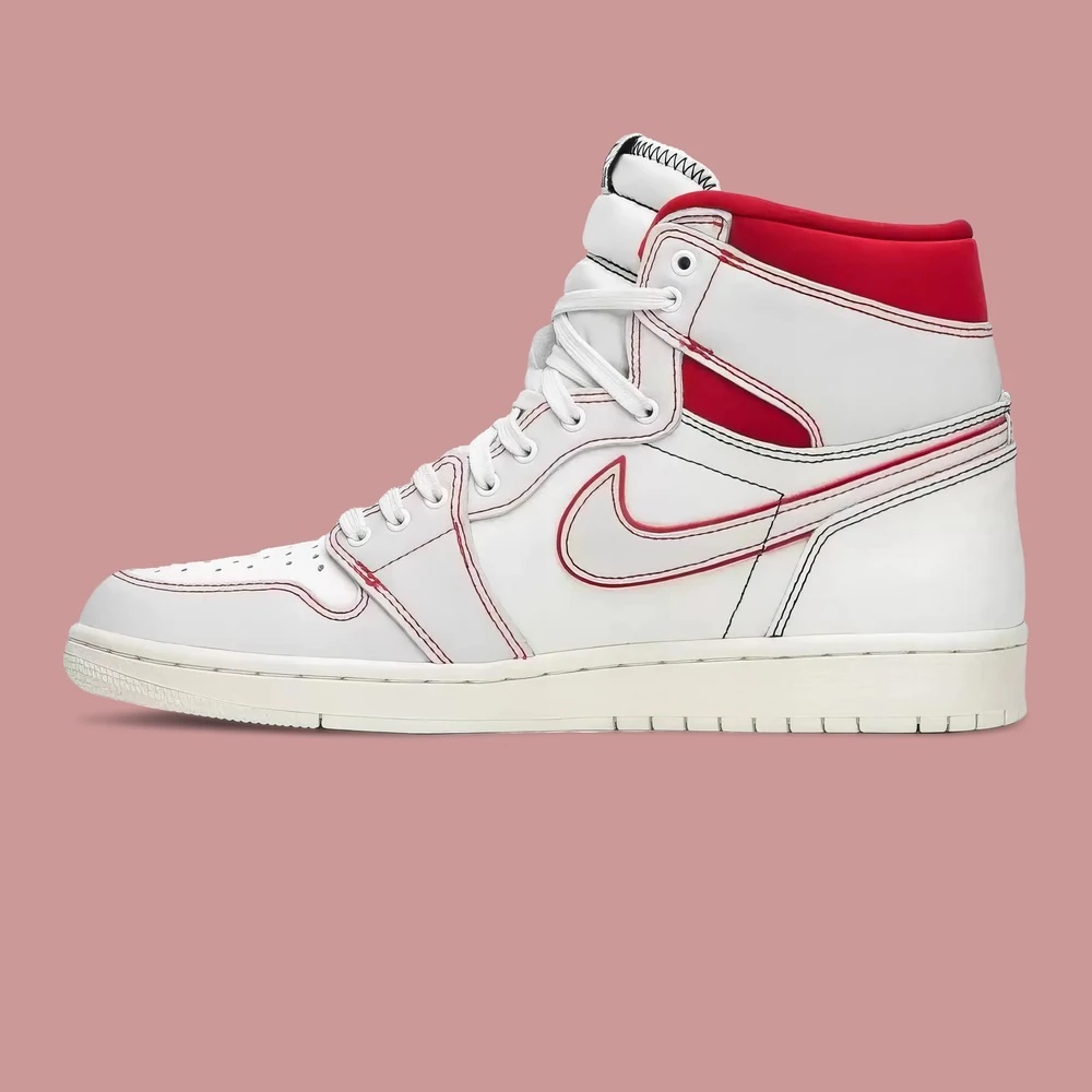 Nike Air Jordan 1 Retro High Phantom Gym Red